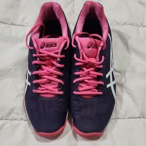 ASICS Women's Pink and Purple Athletic Shoes